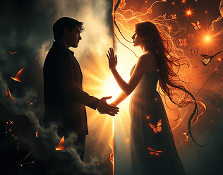 Past life karmic love connections
